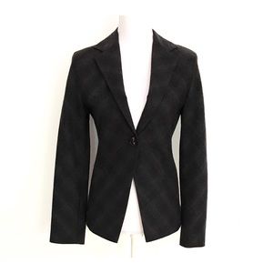 High End Korean Brand MICHAA Plaid Blazer Jacket